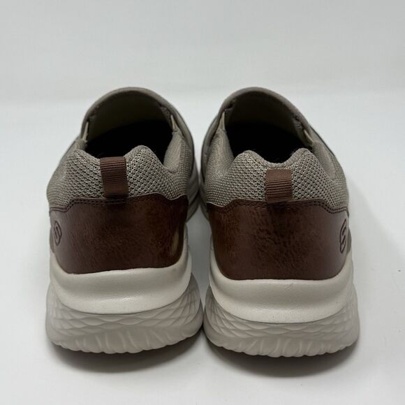 Skechers Slade Lucan Shoes Mens 11 Khaki Brown Slip On Comfort Loafers Sneakers main image 4
